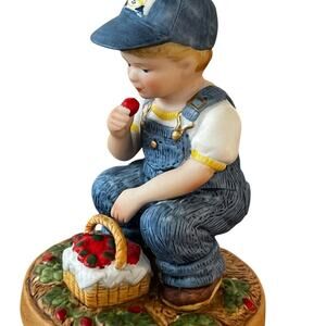 COUNTRY STORE, Limited Edition “Little Farmers” porcelain figurine